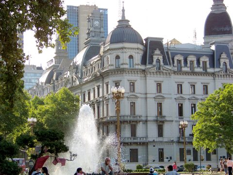 Buenos Aires City Hall on a summer afternoon, Argentina