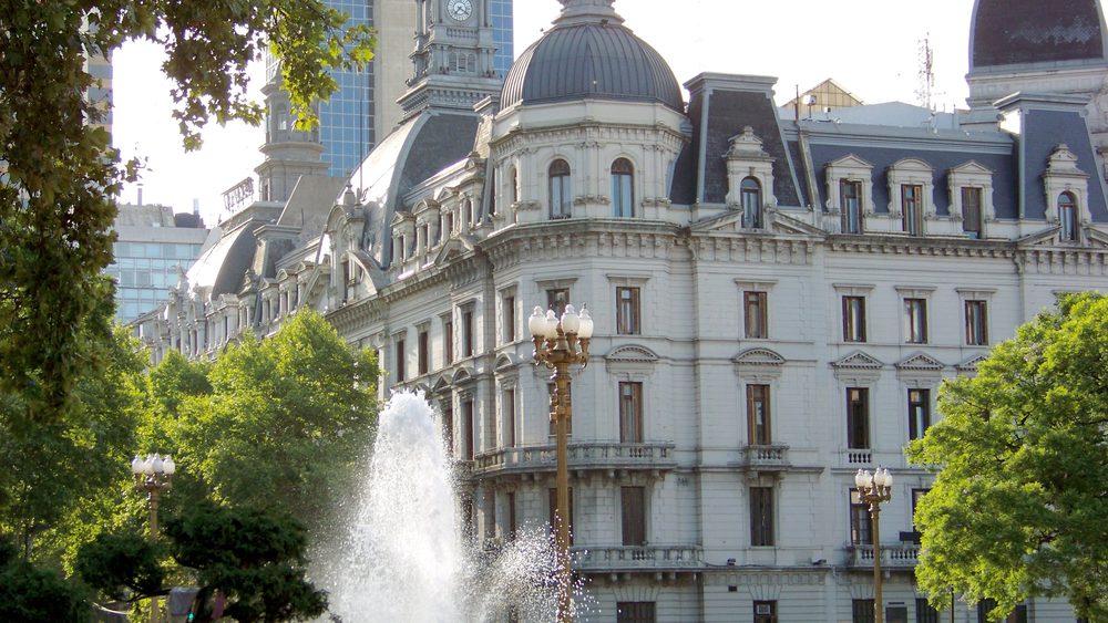 Buenos Aires City Hall on a summer afternoon, Argentina