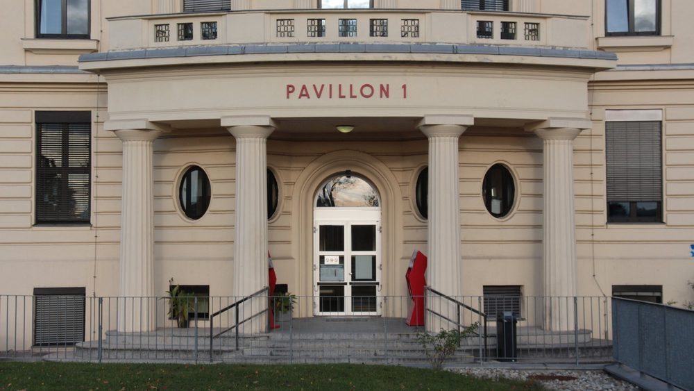 Pavilion 1 entrance of Hanusch hospital in Vienna
