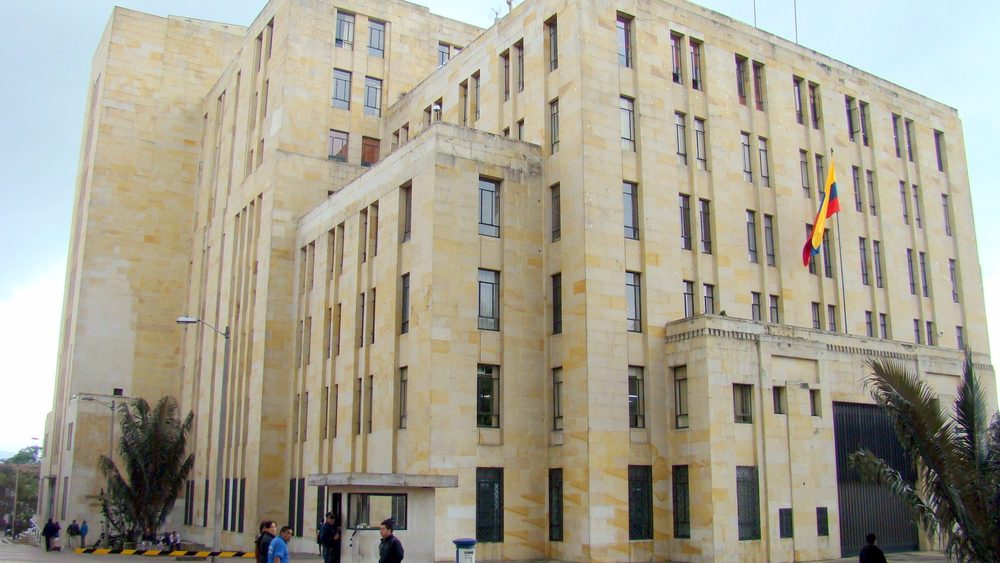 Ministry of Finance and Public Credit building in Bogota