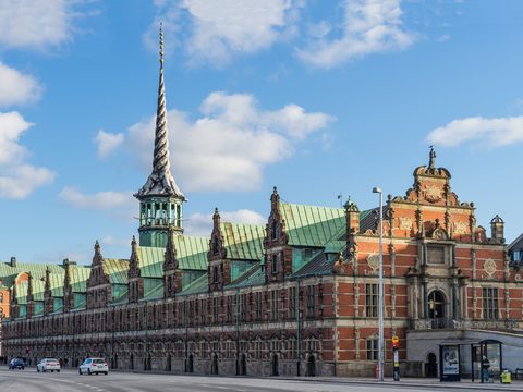 Borsen, the old Copenhagen stock exchange with its dragon spire