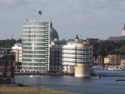 Alm. Brand Bank headquarters on the Copenhagen waterfront