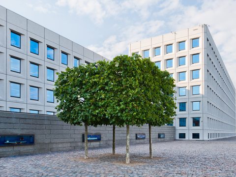 Maersk headquarters office buildings in Copenhagen