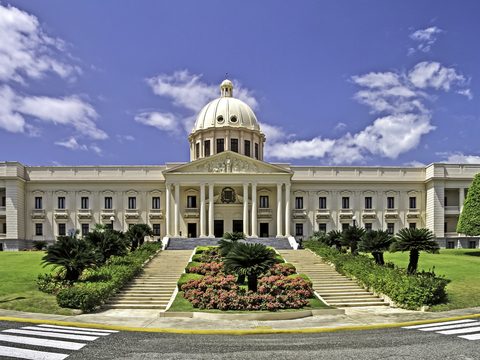 Palacio Nacional, the national palace in Santo Domingo, Dominican Republic
