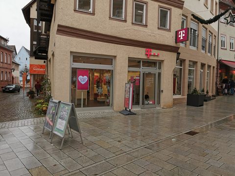 Telekom shop front on a German high street