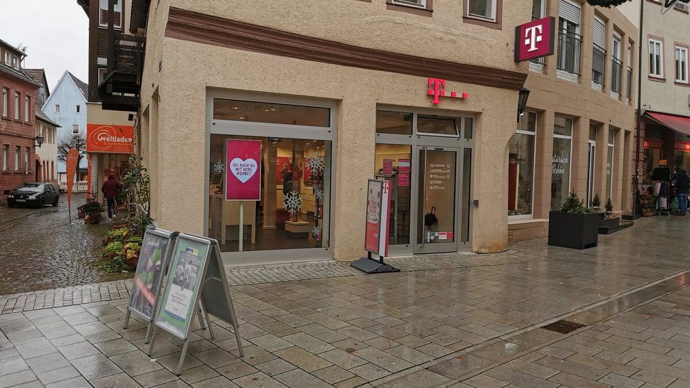 Telekom shop front on a German high street