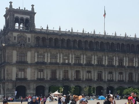 Antiguo Palacio del Ayuntamiento, Mexico City government seat, on the Zocalo