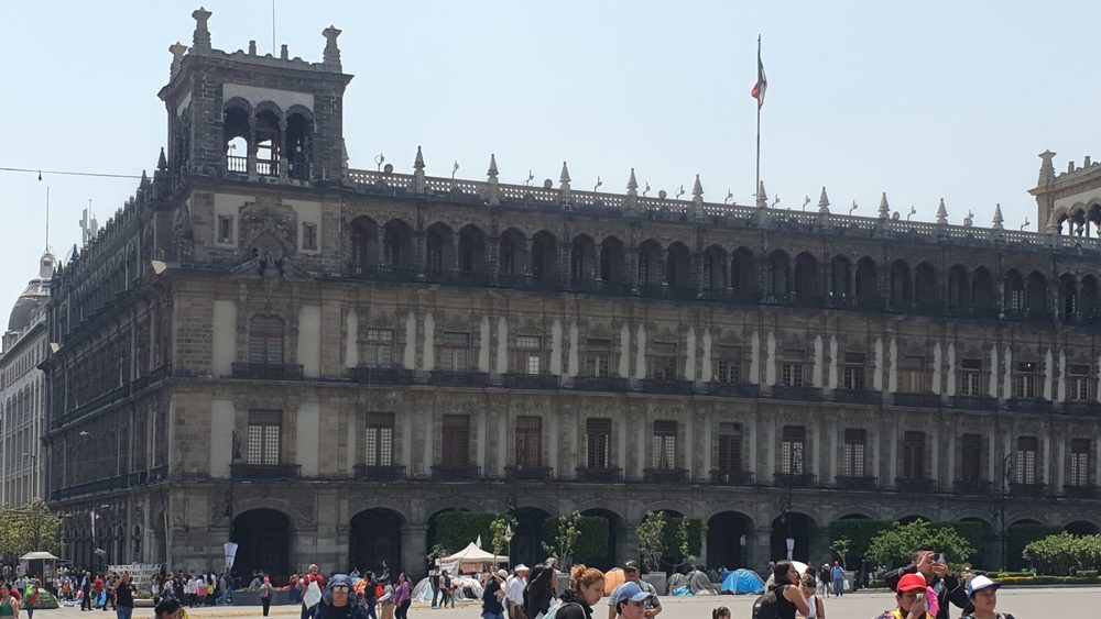 Antiguo Palacio del Ayuntamiento, Mexico City government seat, on the Zocalo