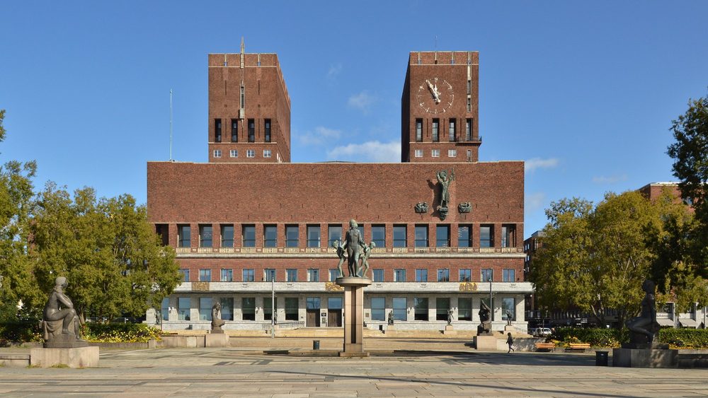 Oslo City Hall in Oslo, Norway