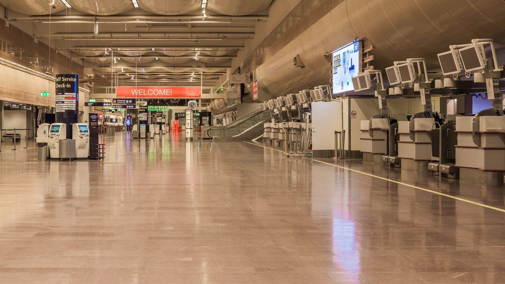 Departure hall at Stockholm Arlanda Airport Terminal 5